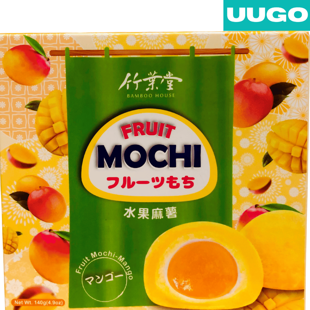 Bamboo House Fruit Mochi – Mango (140g) - UUGO