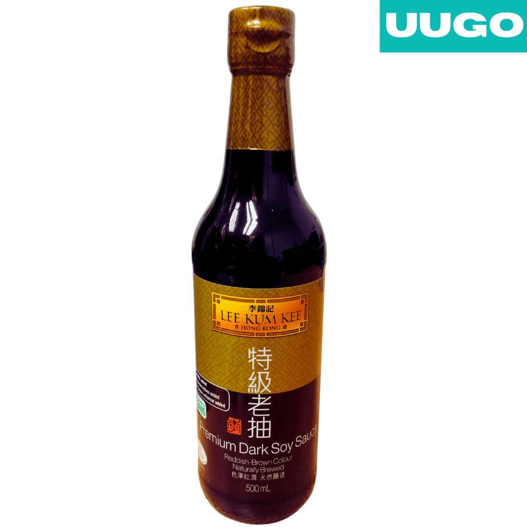 Lee Kum Kee Premium Dark Soy Sauce (L) 李錦記 特級老抽 (大) 500ml - Halal - UUGO