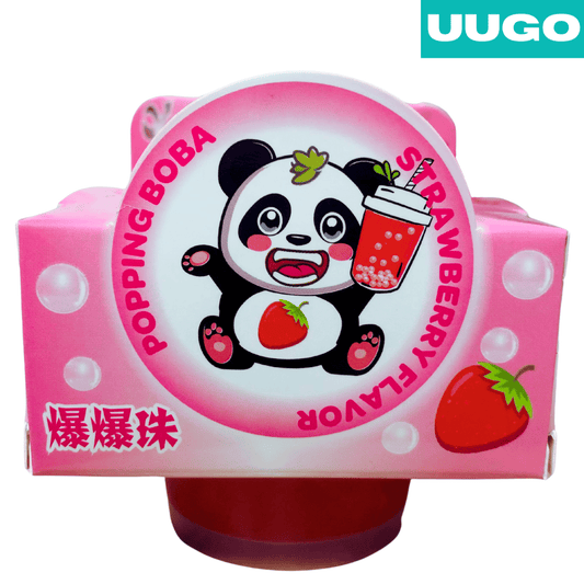 O'DIVINE Popping Boba Strawberry Flavour 130g | Classic Fruit Bubble 草莓味 - UUGO