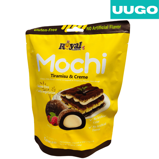 Royal Family Tiramisu Mochi 160g – Coffee - Infused Softness in Every Bite - UUGO
