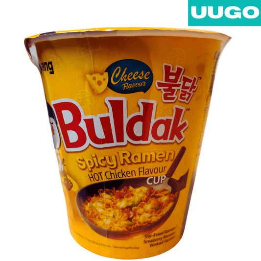 Samyang Buldak Cheese Hot Chicken Flavor Ramen Cup Noodles 80g – Spicy Korean Instant Noodles - UUGO