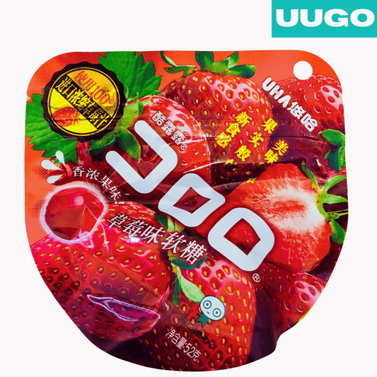 UHA Kororo Soft Candy – Strawberry Flavour 悠哈 酷露露 草莓味軟糖 - UUGO