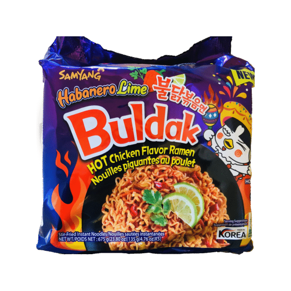 Samyang Buldak Habanero Lime Hot Chicken Flavour Ramen