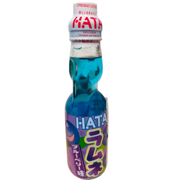 Hatakosen Blueberry Flavoured Ramune Soda Drinks