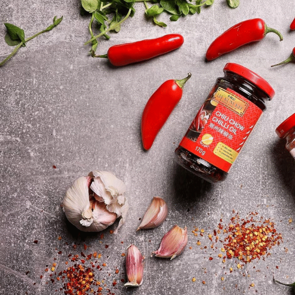 lee kum kee chiu chow chilli oil​ jar