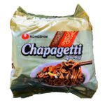 a bag of Nongshim Chapagetti Noodles 5 packs