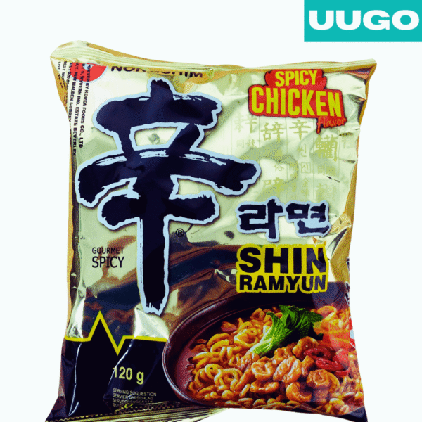 a bag of food Shin Ramyun noodle