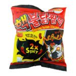 a pack of Hot Chicken Double Spicy Snack